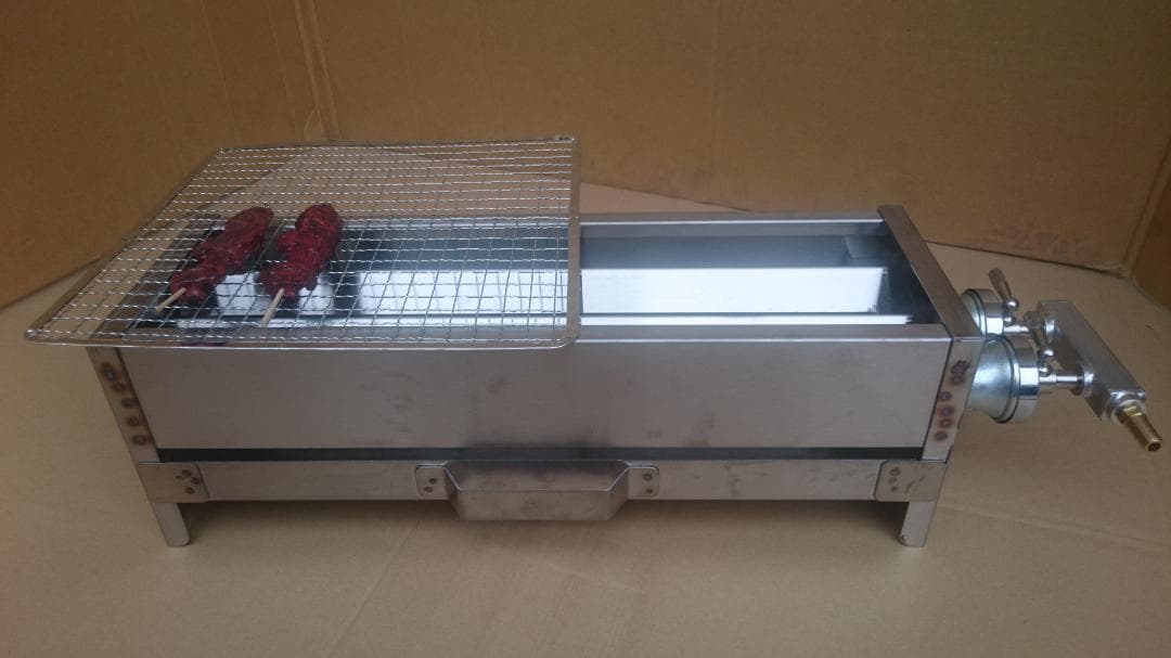 ２台セット 焼き鳥 ガスグリラー キャンピングカー 道の駅 模擬店 文化学園祭り