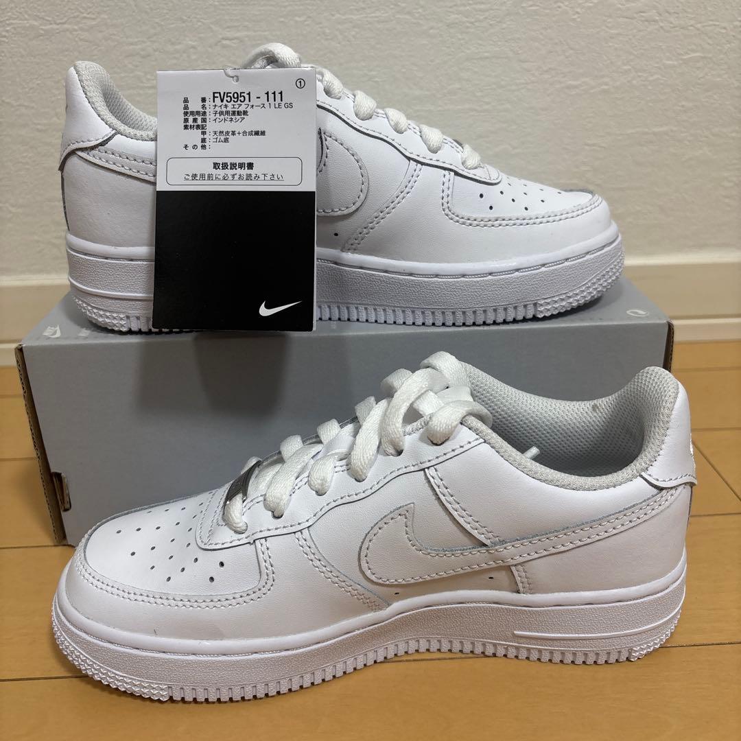 新品 NIKE AIRFORCE 1 LE (GS) 21cm