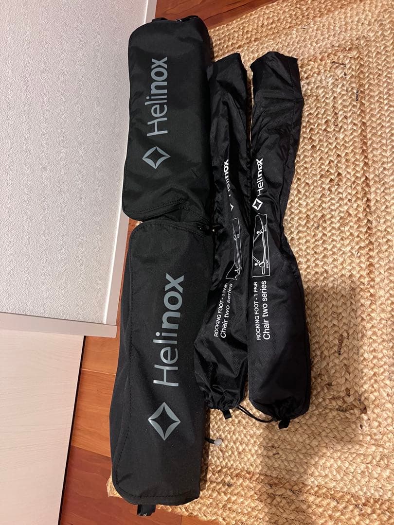helinox chair two 2脚＋ロッキングフット2個