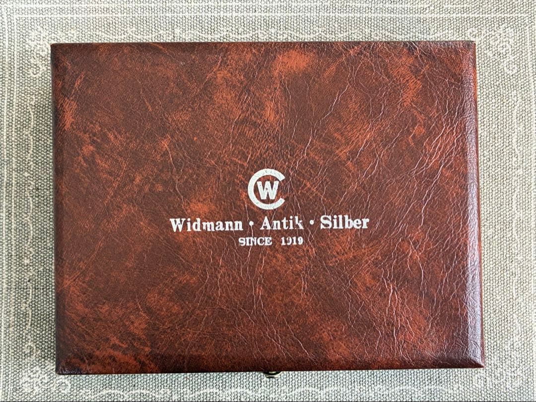 【希少】クリストフ ウィドマン銀製スプーン レザー調専用箱