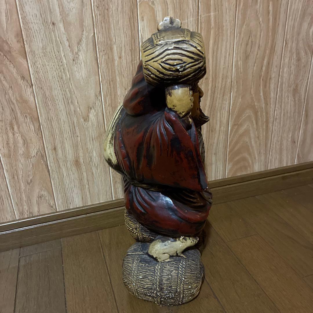大黒様　七福神　置物　置き物　オブジェ　ビンテージ　レトロ　アンティーク　陶器
