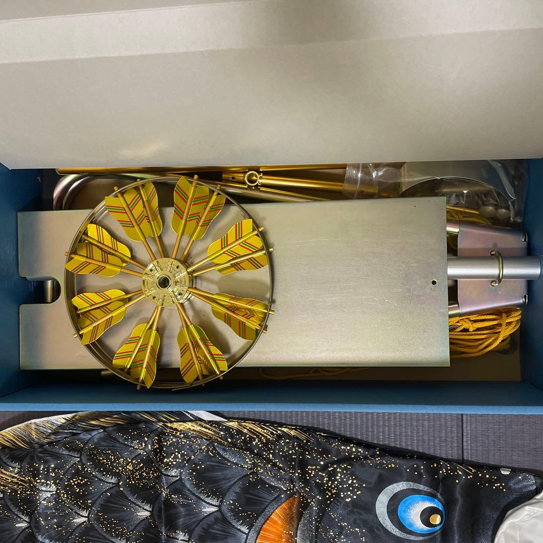 人形の久月　龍虎仕説　鯉のぼりスタンドセット