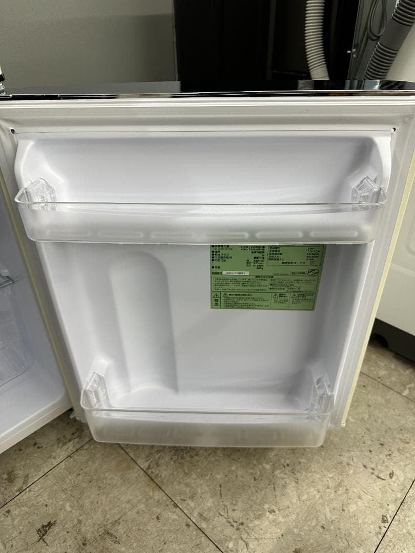 オーヤマ 冷蔵庫　昭和レトロ　PRR-082D-W　81L　2023年製ホワイト
