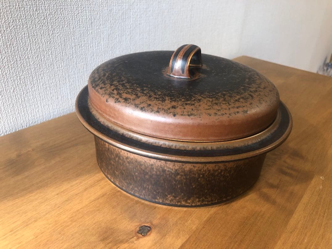 アラビア　ルスカ　23cm蓋つきキャセロール　ボウル　arabia ruska