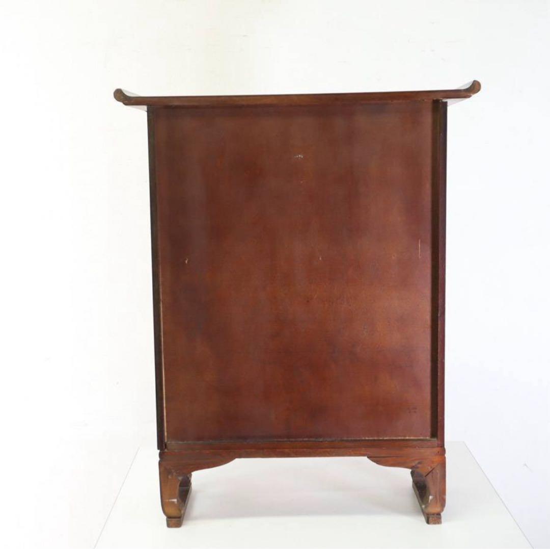 李朝家具 欅 彫り文字 20杯 ヤクジャン 薬箪笥 小物入れ 引き出し 古家具