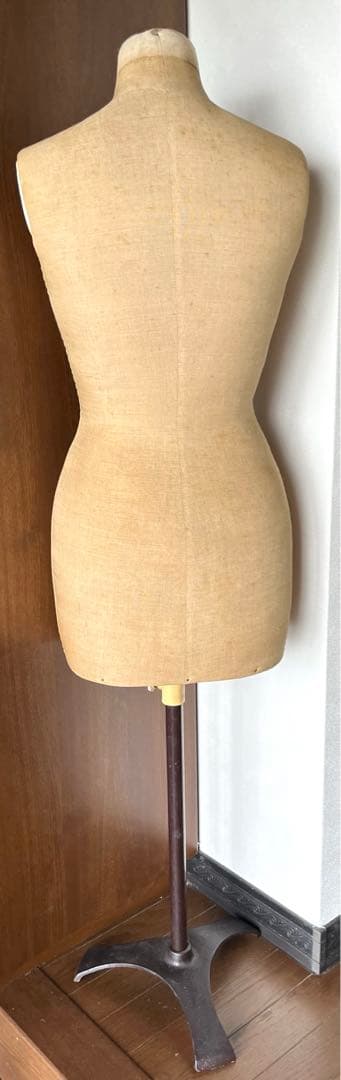 トルソー　マネキン　レトロ　アンティーク　高さ調節可能　レディース