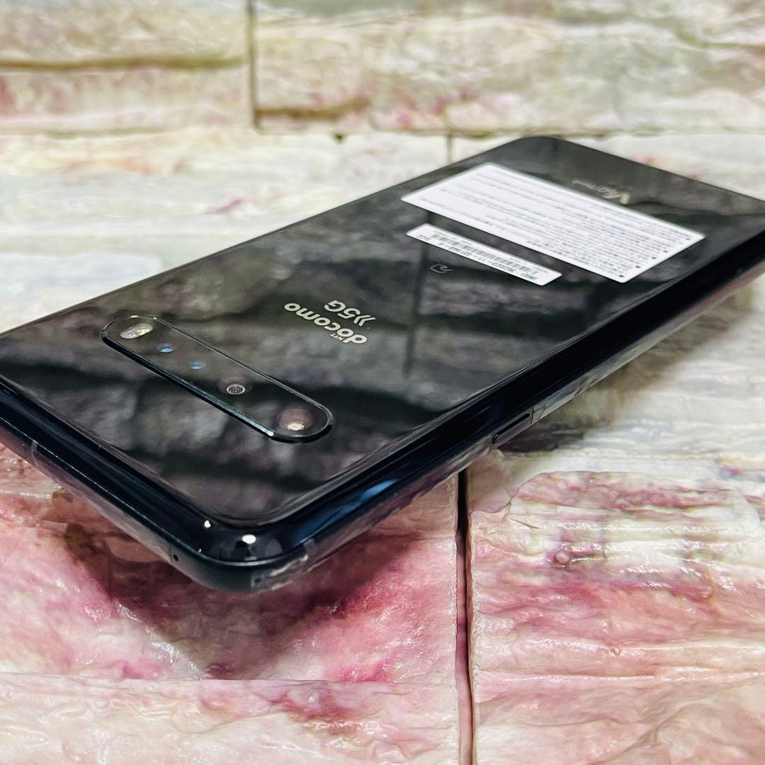 美品 SIMフリー LG V60 ThinQ 5G 128GB ブラック