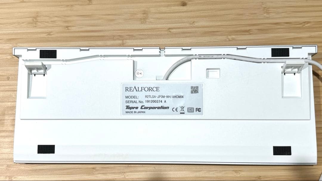 REALFORCE TKL for Mac R2 日本語 30g