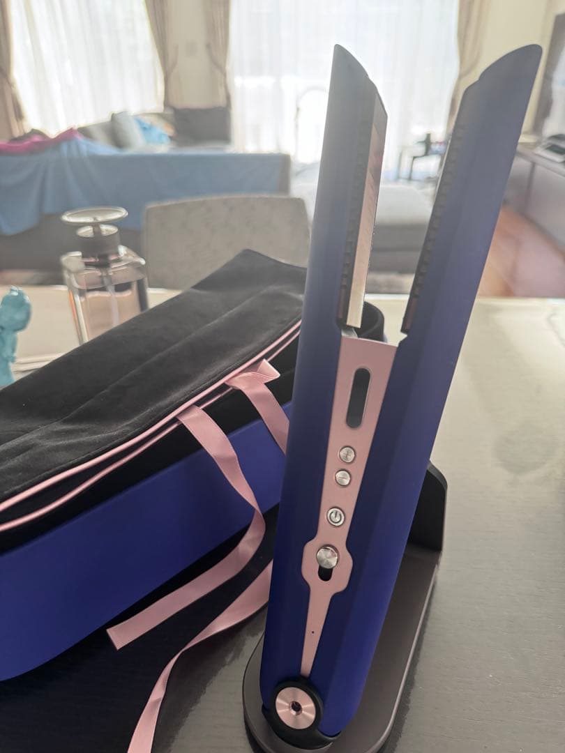 Dyson Corrale ヘアアイロン 青 収納ケース付き