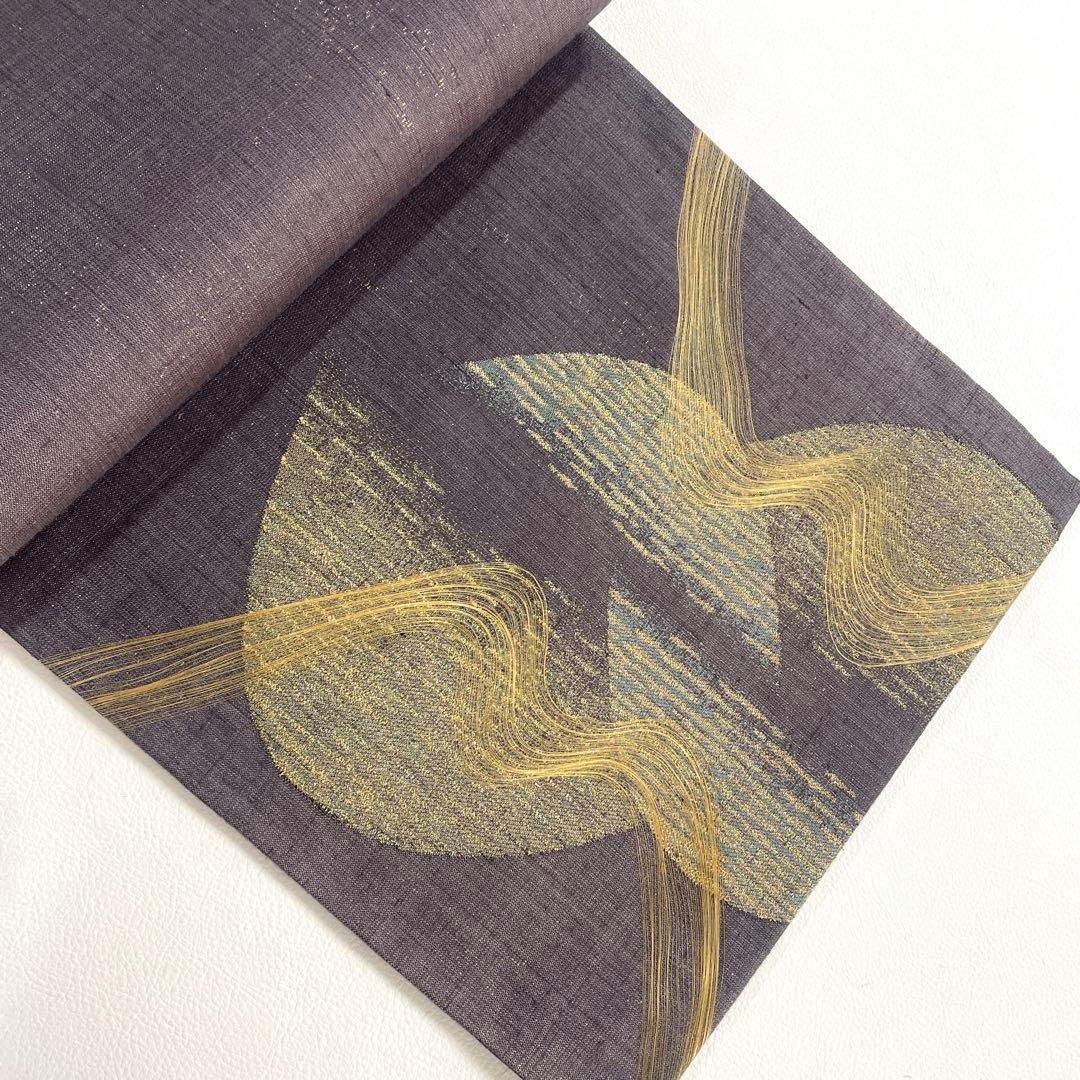 専用帯6200 ●染織の名門 しょうざん謹製 生紬