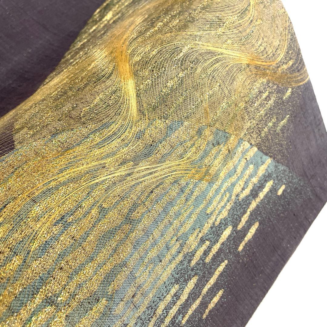 専用帯6200 ●染織の名門 しょうざん謹製 生紬