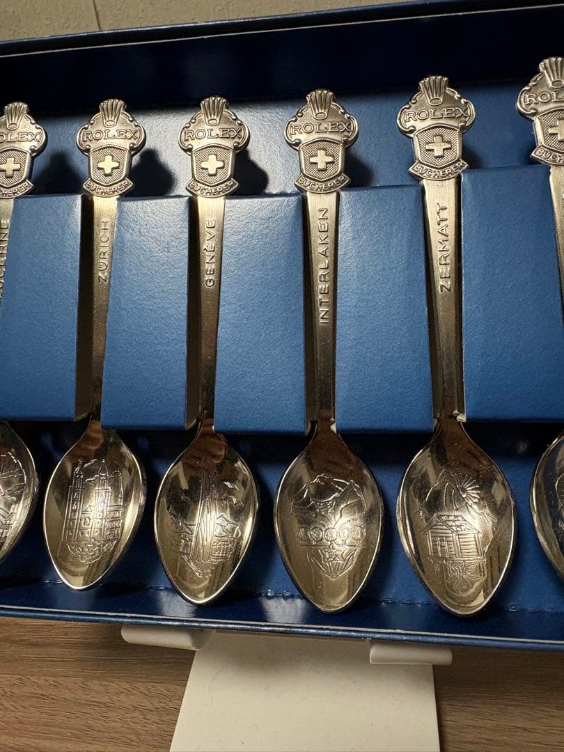 【未使用 非売品 】ROLEX BUCHERER カトラリースプーンセット