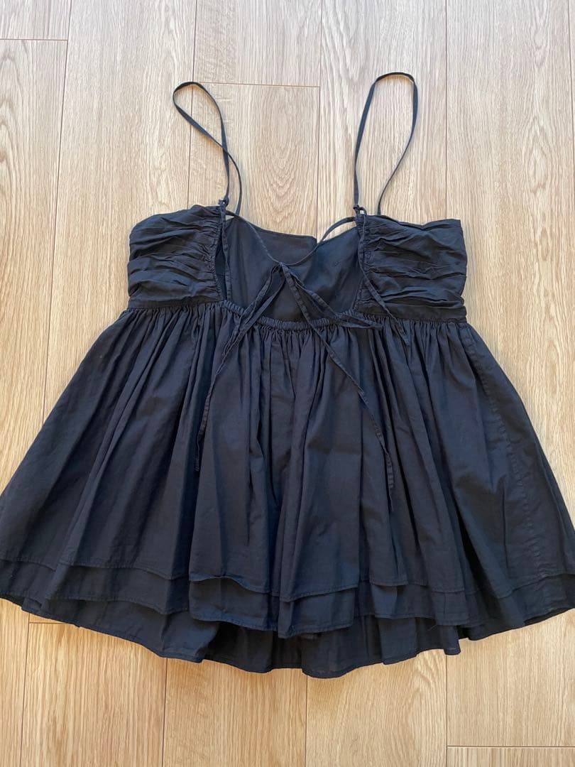 curensology レイヤードキャミソール ブラック