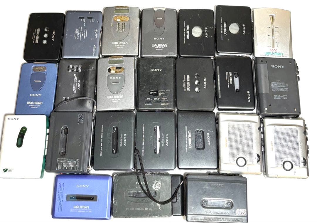 SONY カセットプレーヤー　ジャンク品 24台まとめセット
