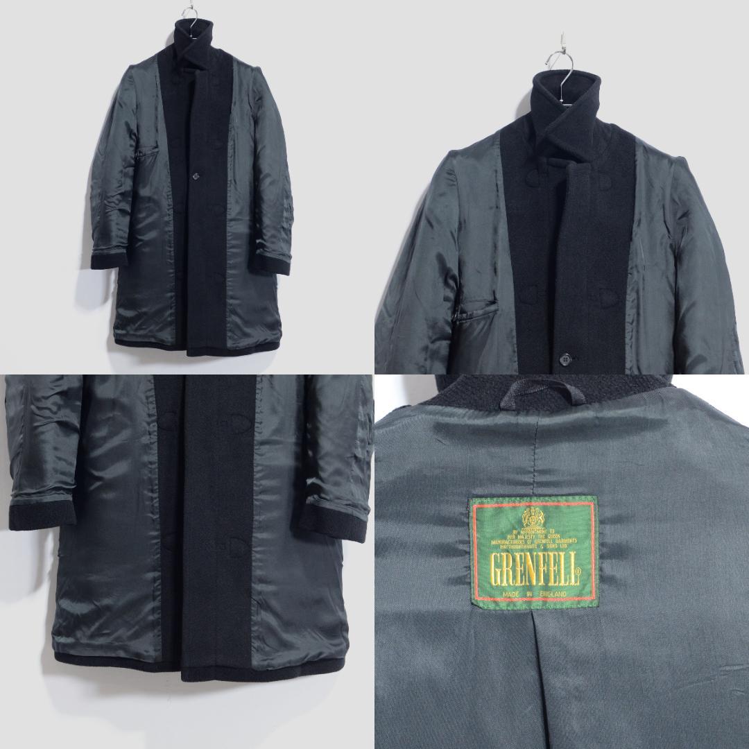 超貴重極上品 グレンフェル エルメススタイル ダッフル ムーアブルック 黒 M