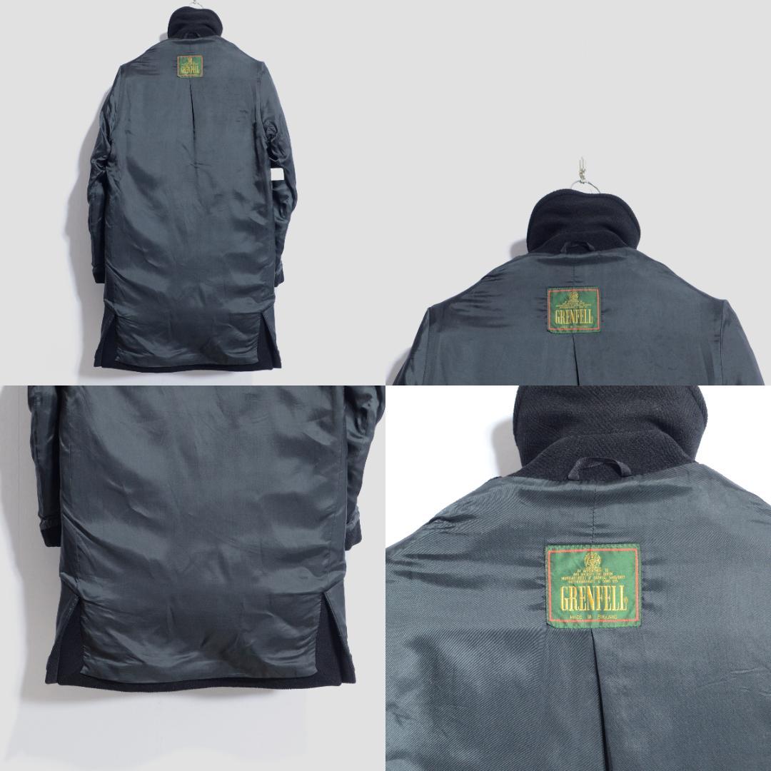 超貴重極上品 グレンフェル エルメススタイル ダッフル ムーアブルック 黒 M