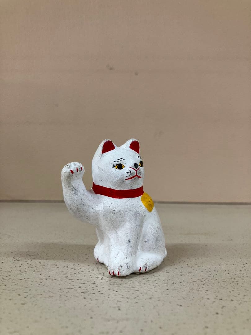 招き猫　今戸焼　人形