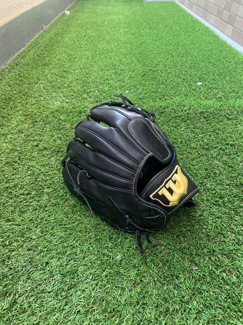 【新品・未使用】Wilson bear ソフトボール・軟式野球グローブ 黒