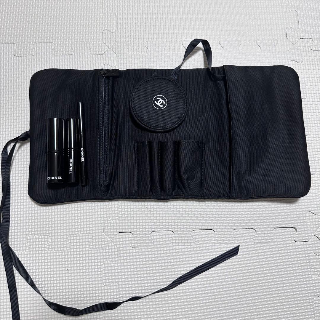 【新品】CHANEL メイクブラシセット 3点 ミラー