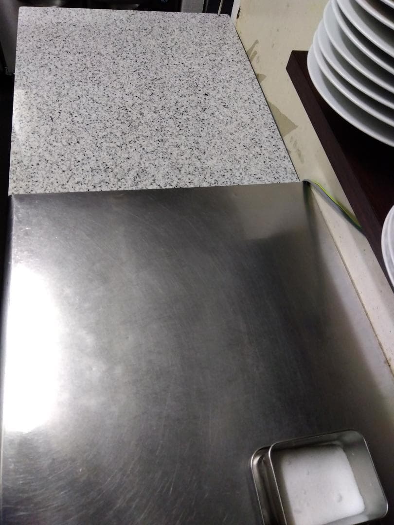 イタリア産 高級天然石 ルナパール 業務用のし台◆610×430×25◆　特価