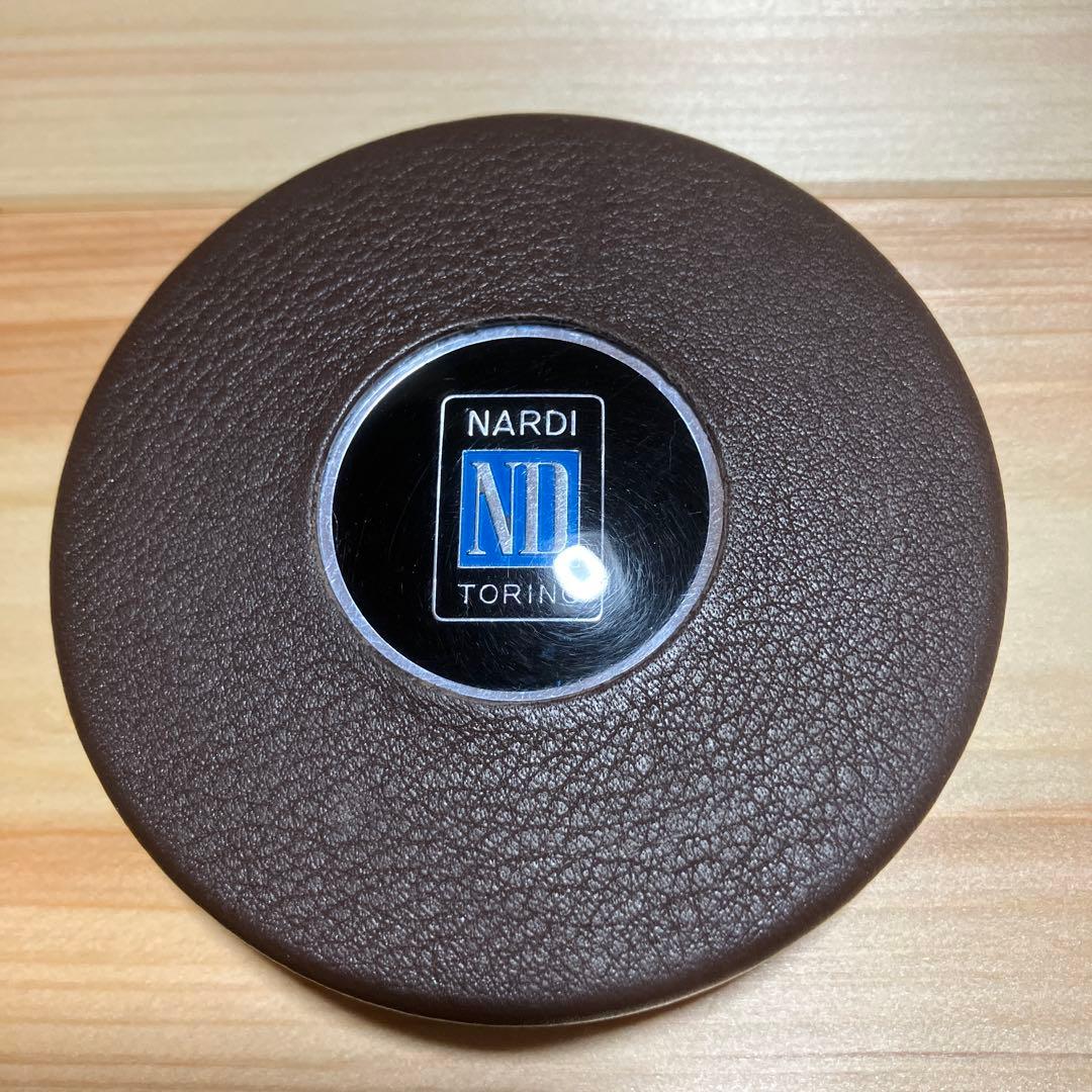 ナルディ ジウジアーロライン　ブラウンレザーステアリング　φ390 レア！