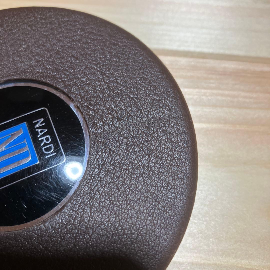 ナルディ ジウジアーロライン　ブラウンレザーステアリング　φ390 レア！