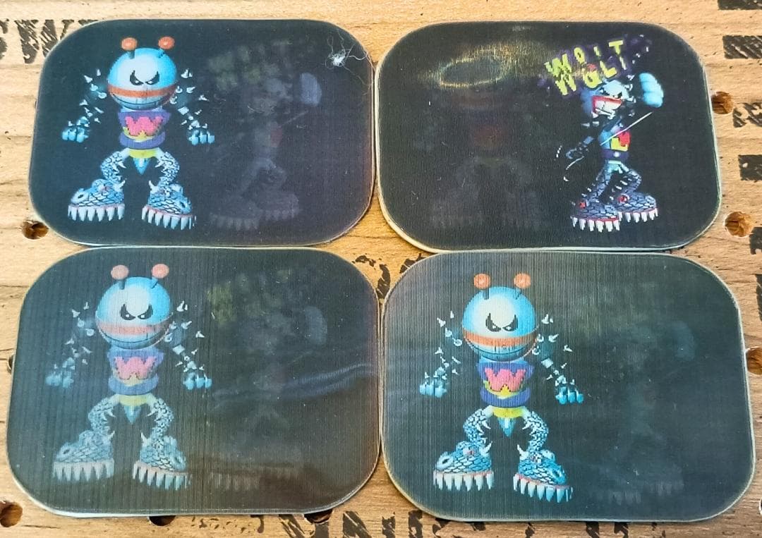 W.&L.T. ノベルティ 4点セット キーホルダー ステッカー パクパクくん