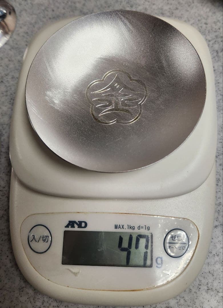 純銀盃皿のみ 甲台無し