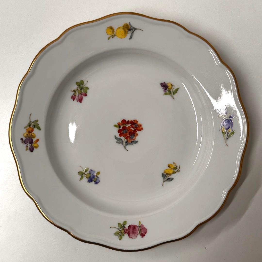 Meissen マイセン　散らし小花　皿　プレート16cm 6枚セット
