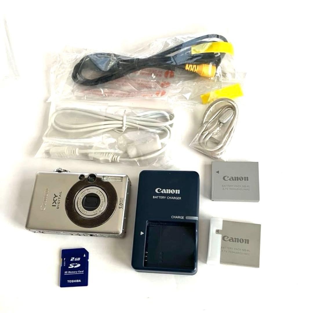 Canon IXY DIGITAL 55 コンパクトデジタルカメラ説明書.箱入り