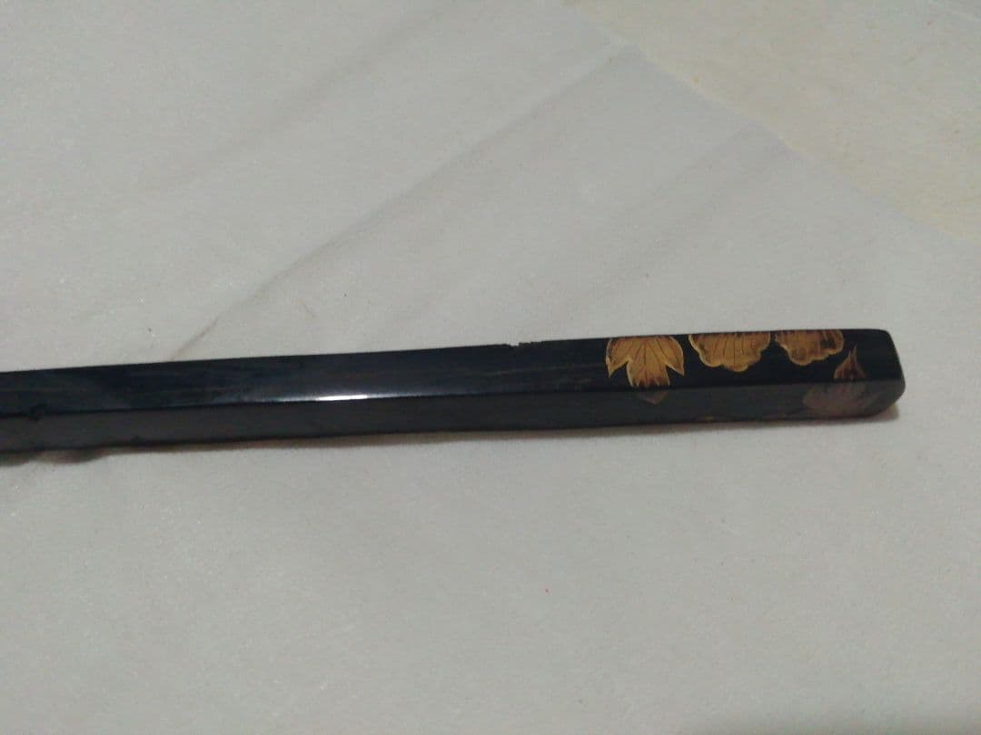 ♪蒔絵こうがい　かんざし　江戸　少々いたみが