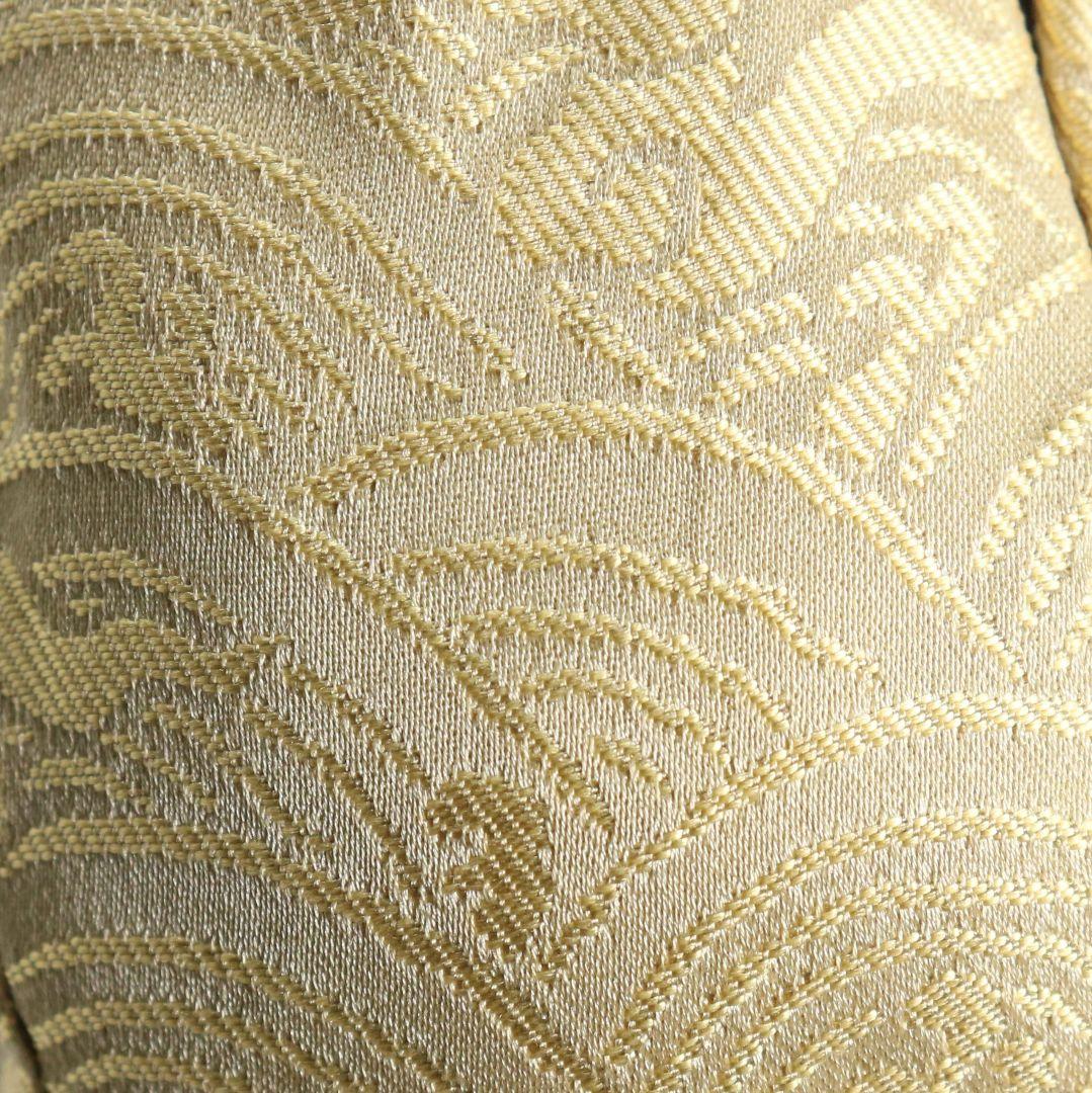 韓国人間文化財 池順鐸作 青磁鶴首茶入 浪の紋緞子仕覆付 茶道具　V903　N9