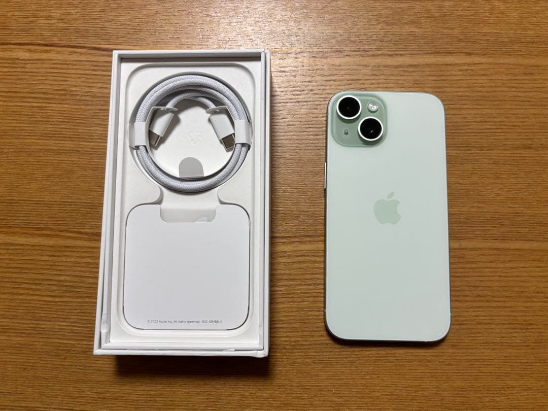 iPhone 15 128GB 90% SIMフリー ミントグリーン