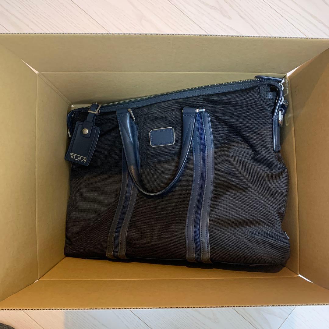 TUMI ネイビー ブラック ビジネスバッグ