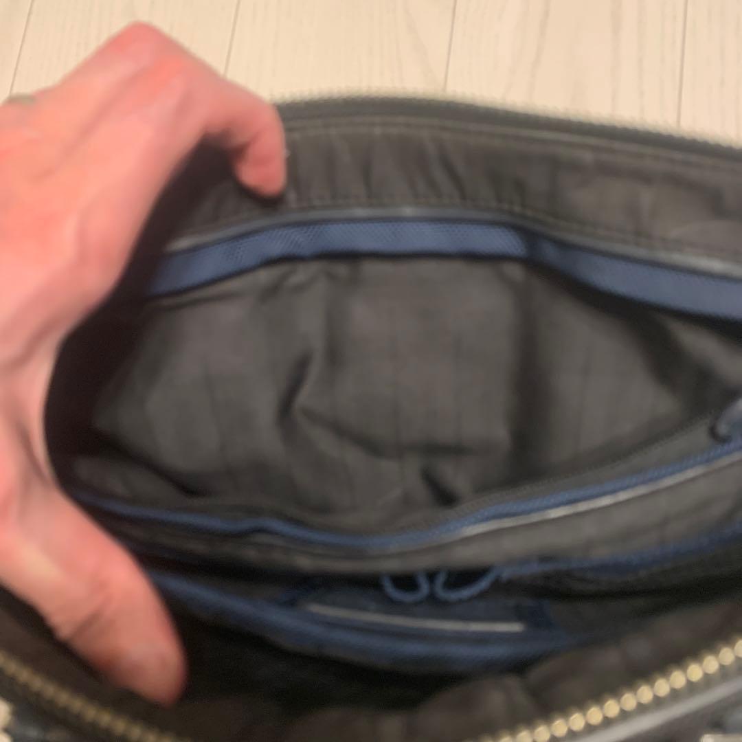 TUMI ネイビー ブラック ビジネスバッグ