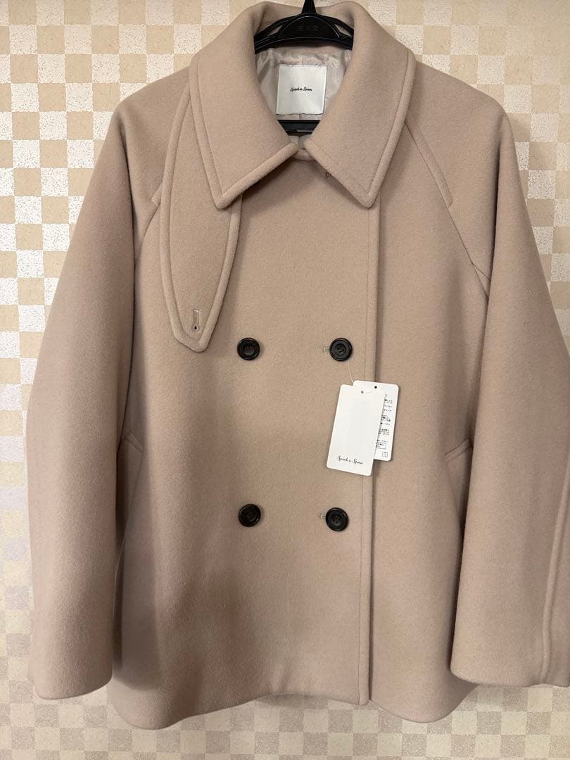 Spick & Span S160 スタンドカラーショートコート　34