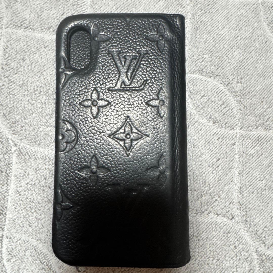 Louis Vuitton iPhone用手帳型ケース ブラック