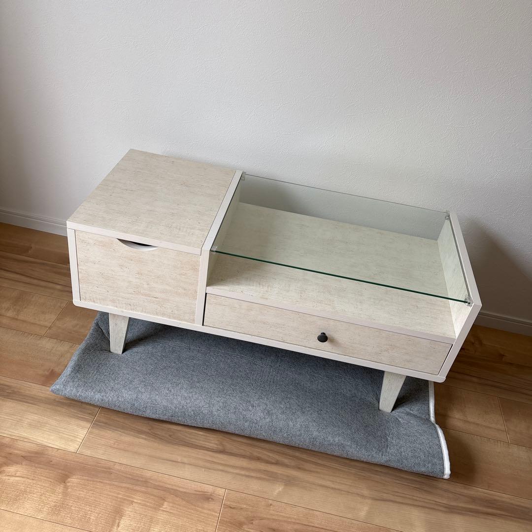 ホワイト木製ドレッサー・鏡台