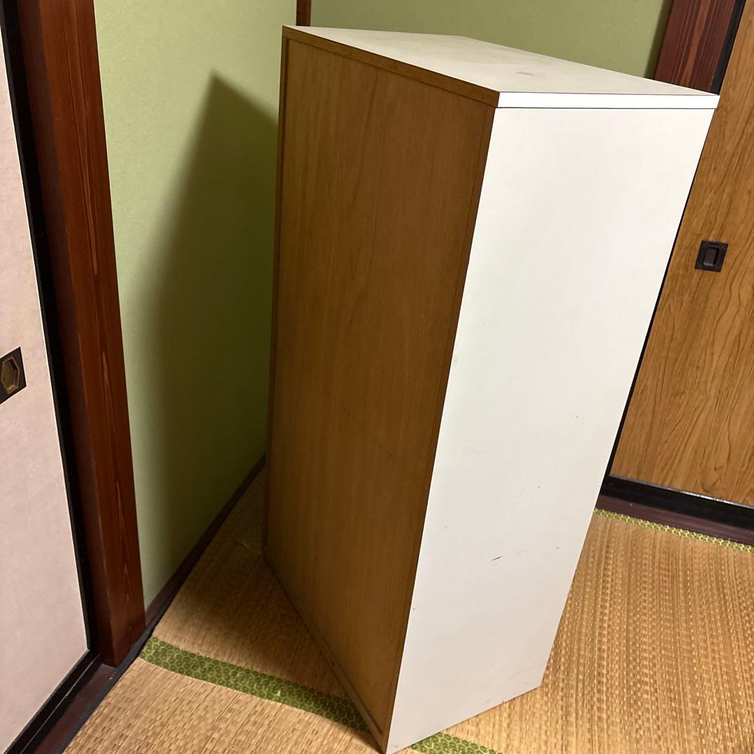 シ*ゲ様 ホワイト 木製 7段タンス 昭和レトロ　チェスト