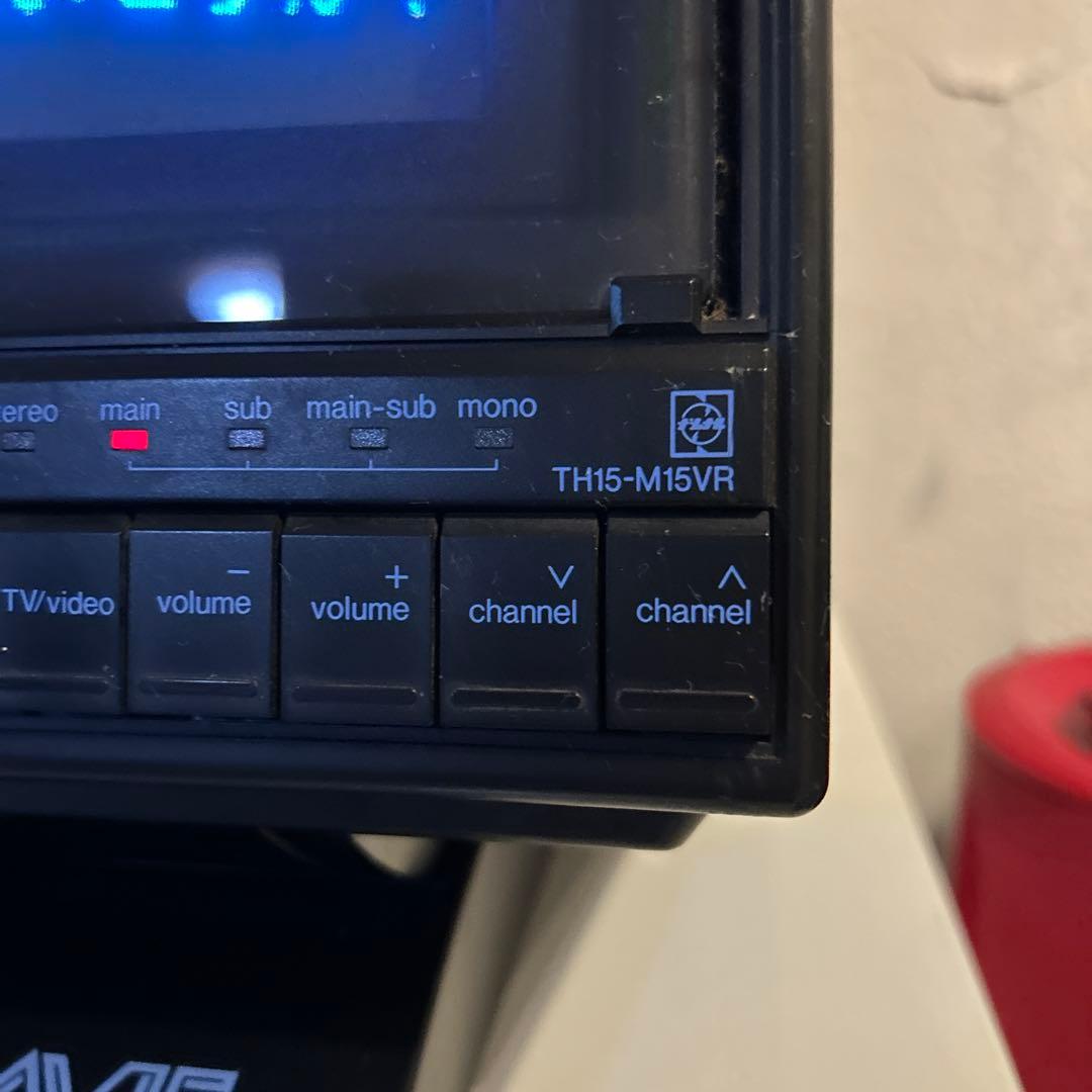 ナショナル　ブラウン管テレビ　th15-m15tvr