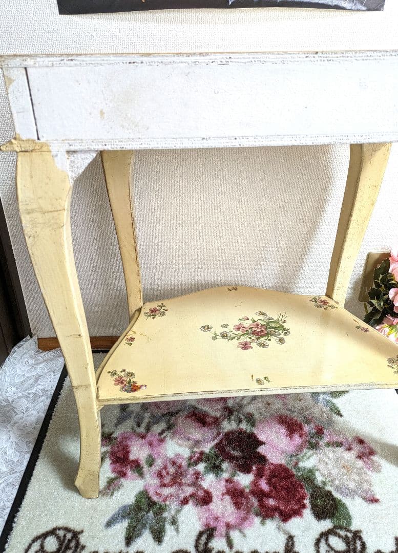 お値下げ♡イタリア購入アンティークコンソール✾サイドテーブル