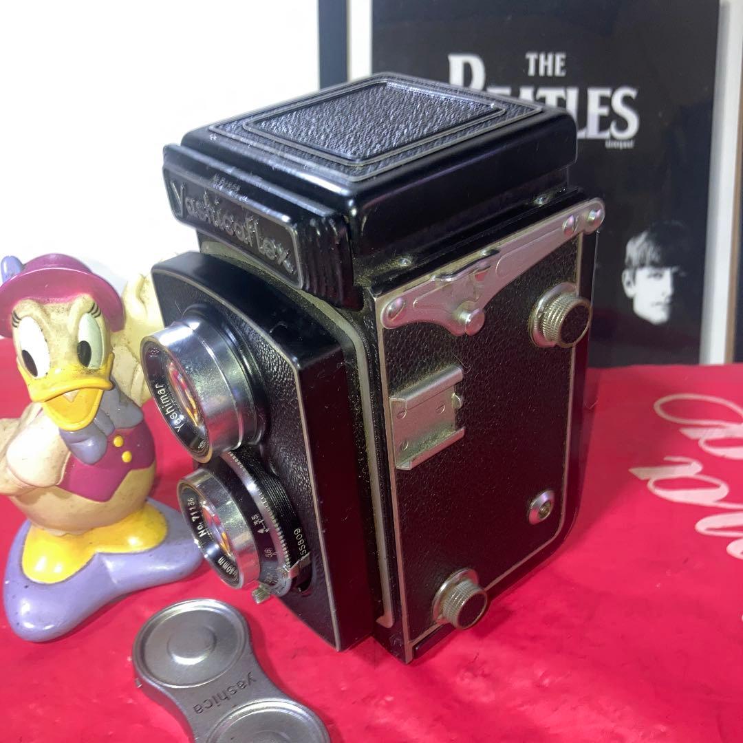 ヴィンテージYashicaflex Heliotar希少貴重二眼外観美機能完動