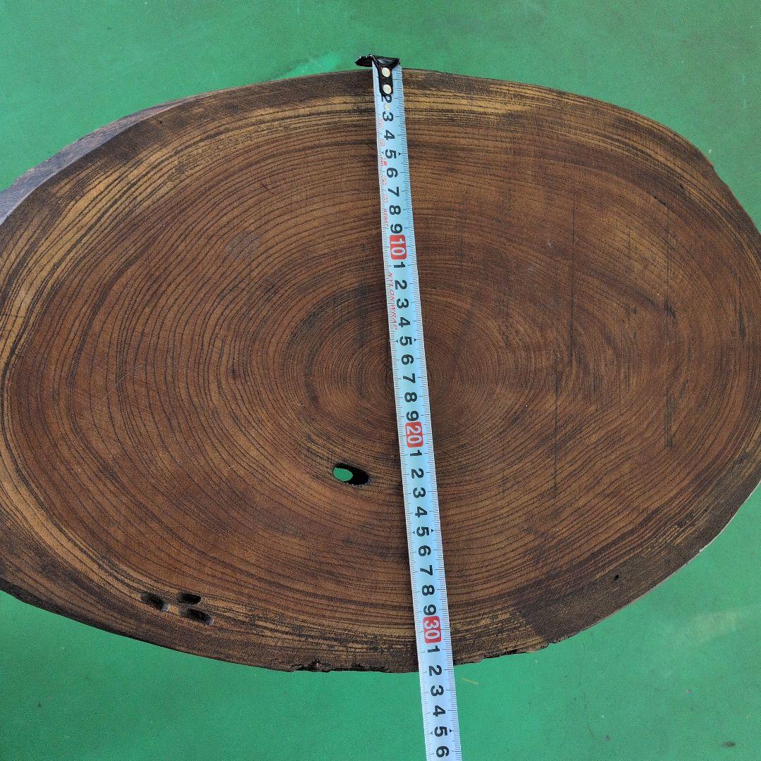 天然木とアイアンのテーブル チェアー