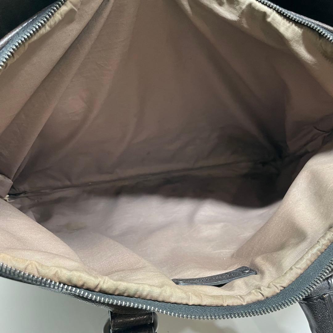 H*a様 BOTTEGA VENETA レザー ビジネスバッグ ブラウン