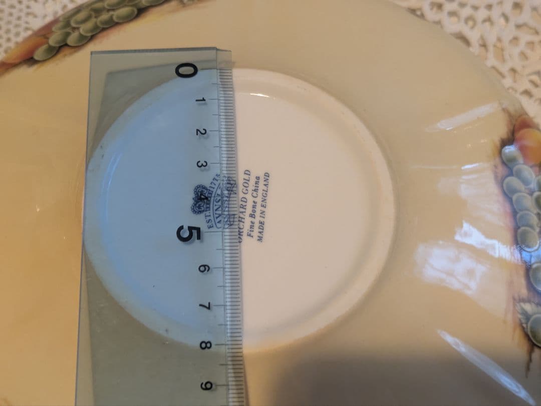 レア形‼️未使用／エインズレイ　オーチャードゴールド　ケーキプレート