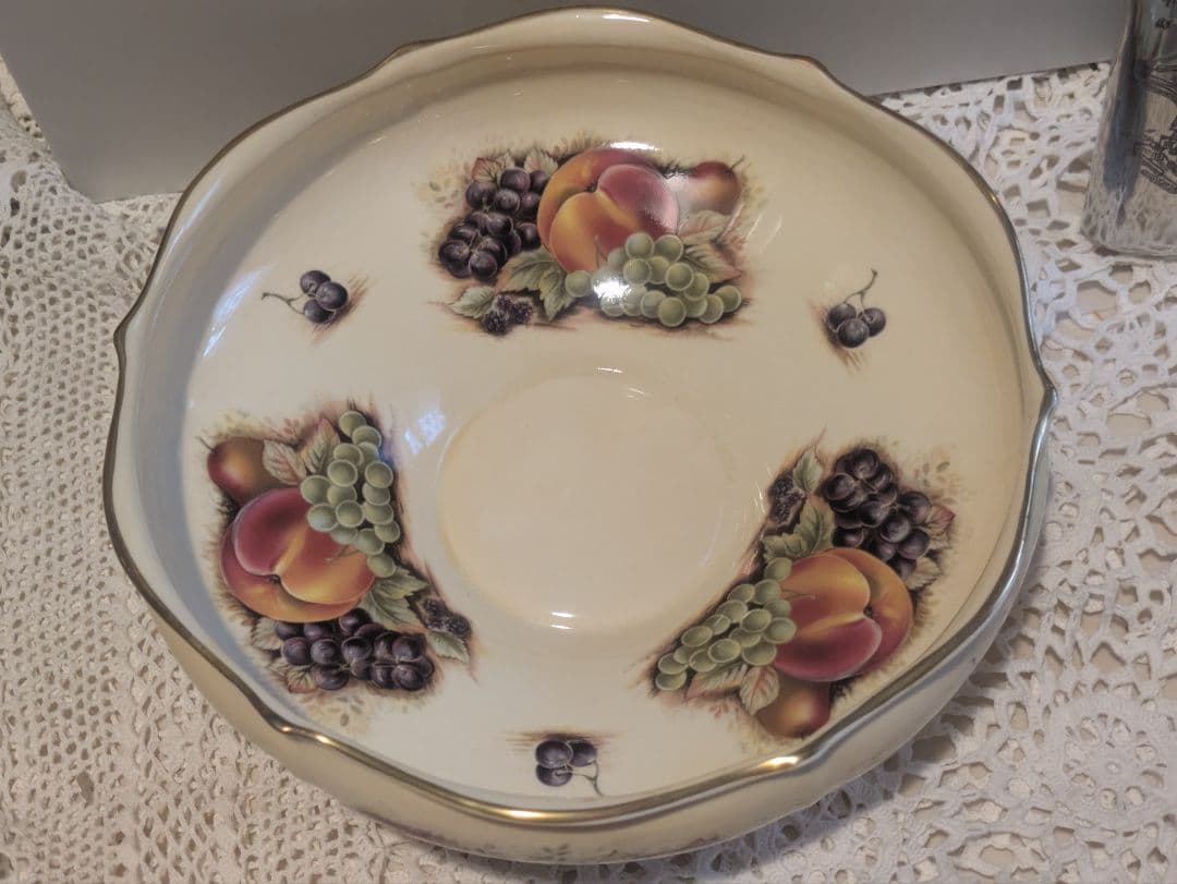 レア形‼️未使用／エインズレイ　オーチャードゴールド　ケーキプレート