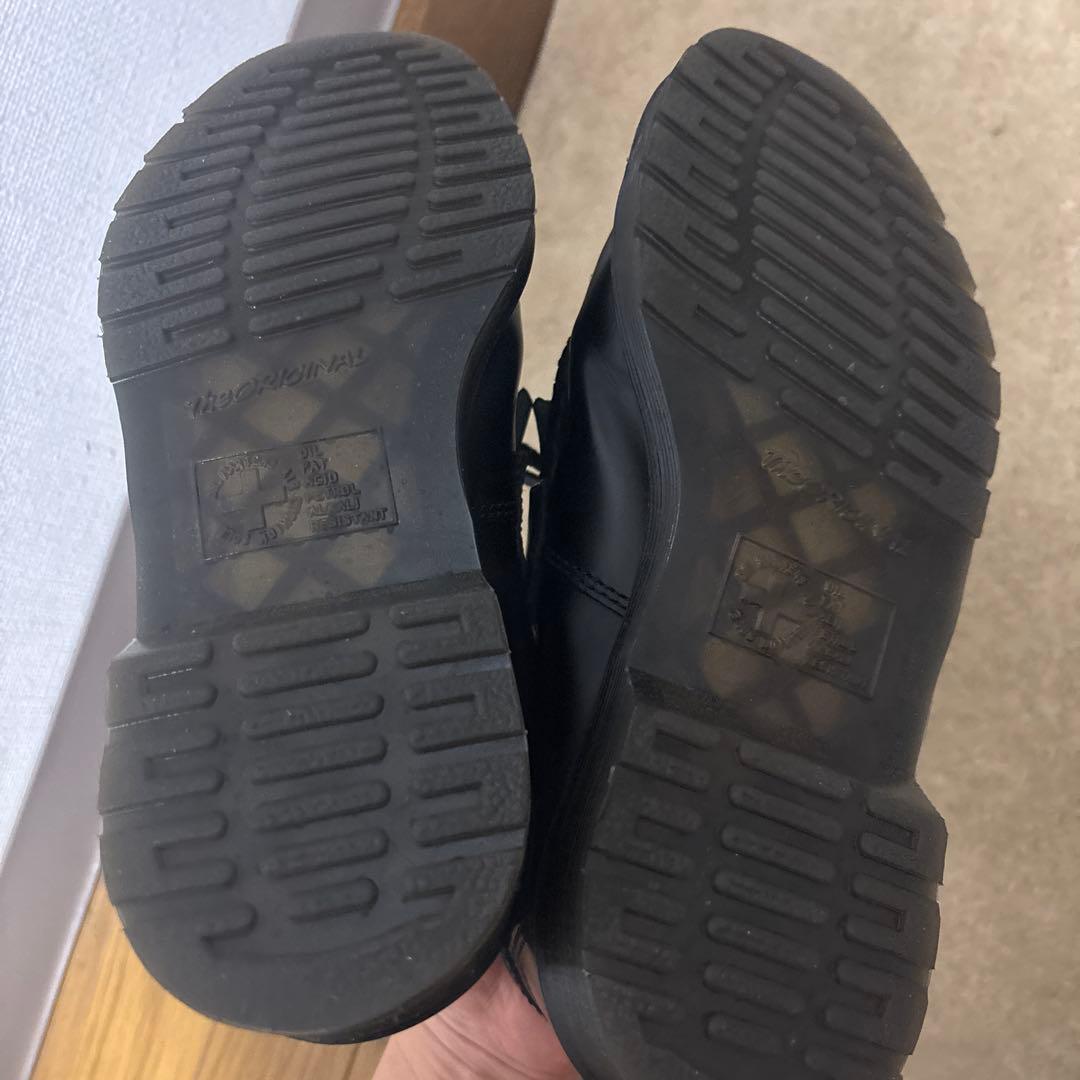 Dr. Martens ブラックフリンジローファーUK5