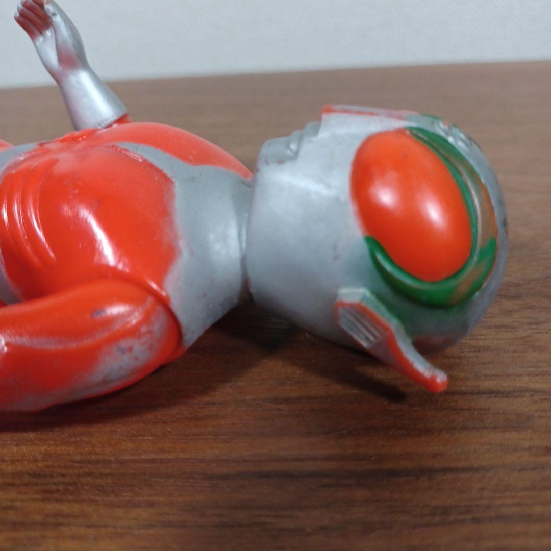 当時ものポピー製「ファイヤーマン」朱赤の超希少ソフビフィギュア