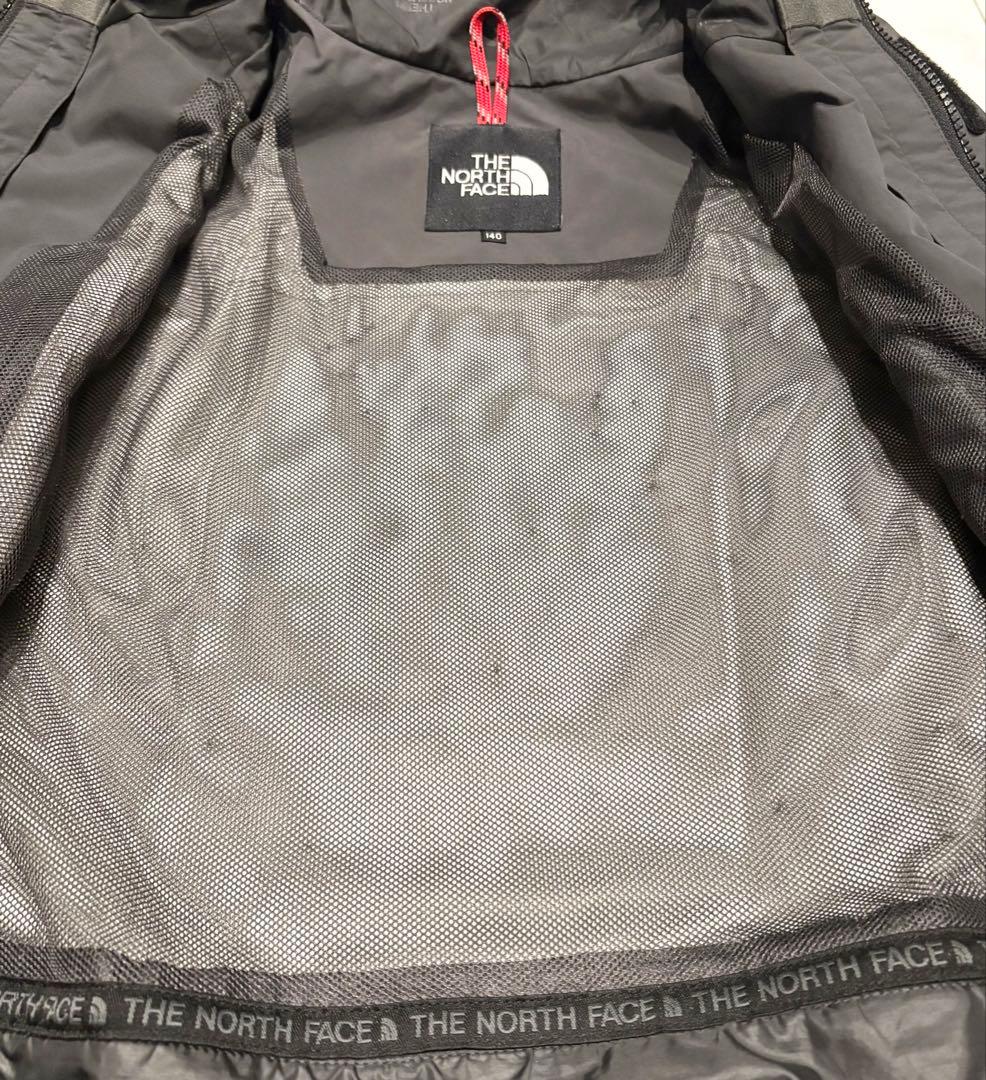 美品 THE NORTH FACE キッズ スクープジャケット ブラック 140