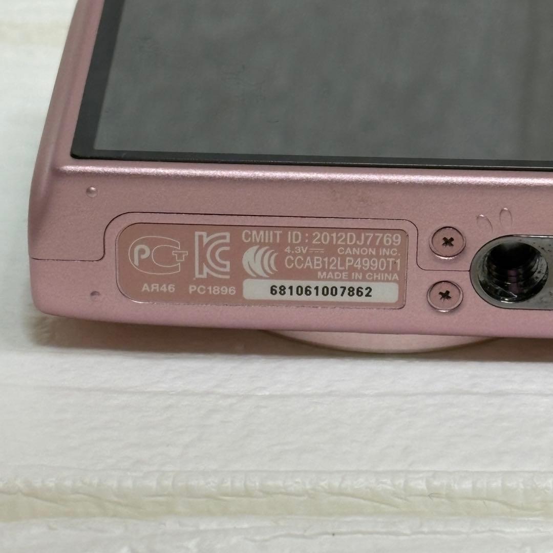 Canon IXY 100F PC1896 充電器　ピンク コンデジ